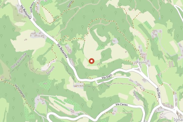 Map showing Alice Relais nelle Vigne in Veneto