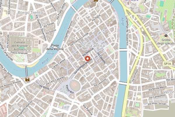 Map showing Ristorante Il Desco in Veneto