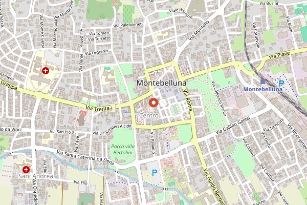 Map showing AIS Veneto - Corsi Sommelier in Veneto