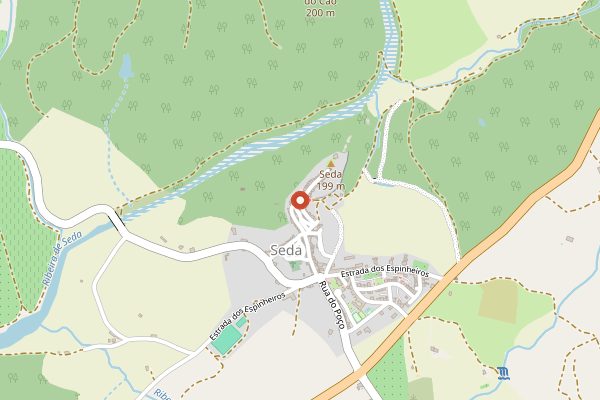 Map showing Herdade Papa Leite in Alentejo