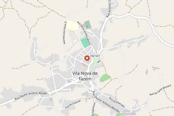 Map showing Quinta da Espinhosa in Dão