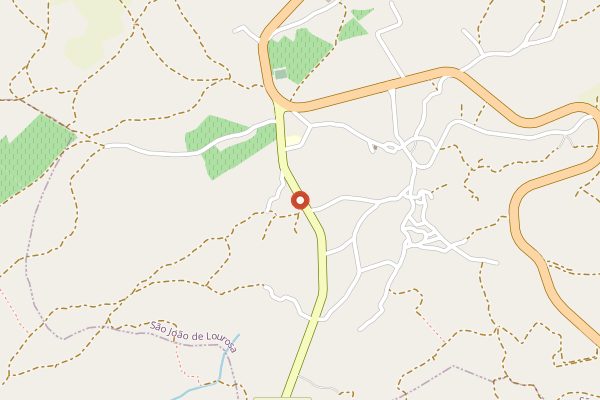 Map showing Quinta de Reis in Dão