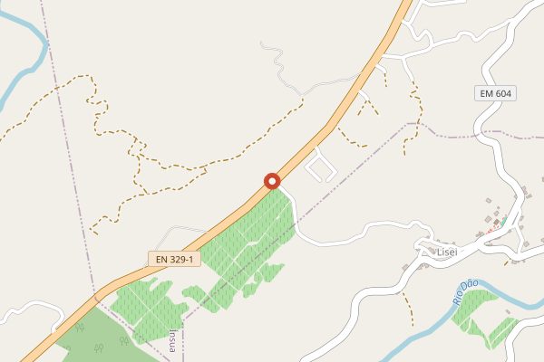 Map showing Adega Cooperativa de Penalva do Castelo in Dão