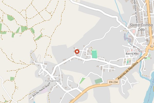 Map showing Primado Pereira de Melo in Dão