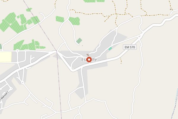 Map showing Quinta da Vegia in Dão