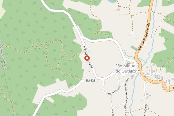 Map showing Quinta do Penedo dos Mouros in Dão