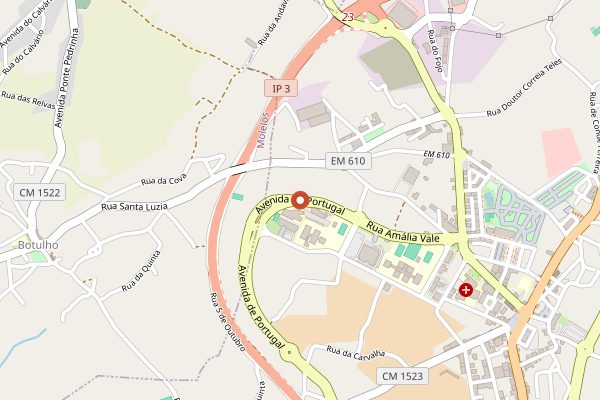 Map showing Level Cocktail & Wine in Dão