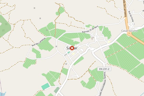 Map showing Gala dos Melhores Vinhos do Dão in Dão