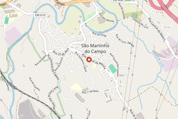 Map showing Porto Gin Experience (Invicta Gin School) in Douro Valley