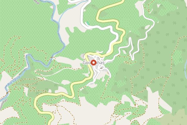 Map showing Quinta do Crasto in Douro Valley