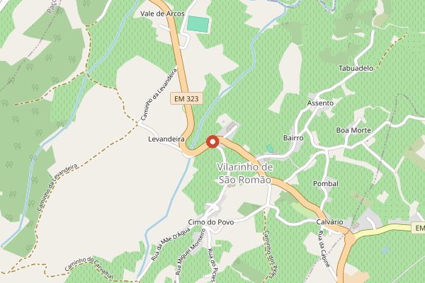 Map showing Quinta do Portal in Douro Valley