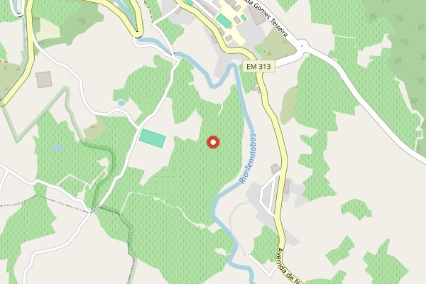 Map showing Quinta do Tedo in Douro Valley