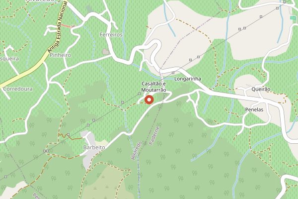 Map showing Quinta do Regueiro in Vinho Verde