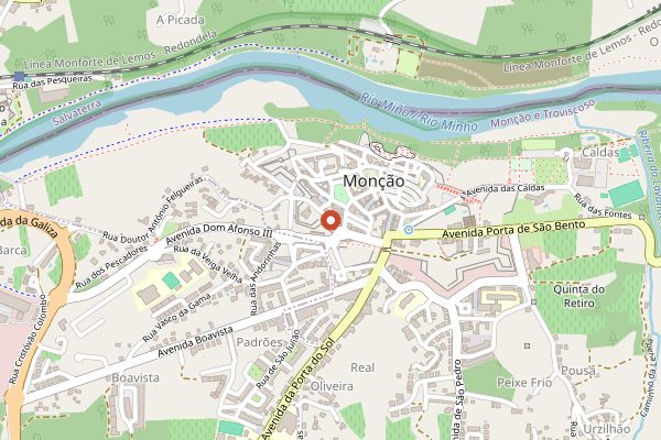 Map showing Adega Cooperativa de Monção Tasting Room in Vinho Verde
