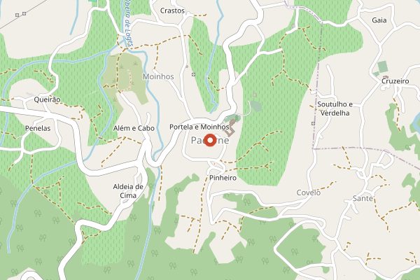 Map showing Quinta do Regueiro in Vinho Verde