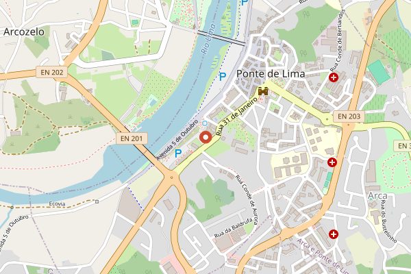Map showing Casa Vasco Wine Bar in Vinho Verde