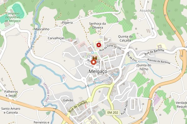 Map showing Solar do Alvarinho Tasting Bar in Vinho Verde