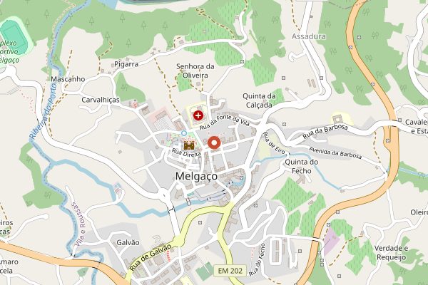 Map showing Festa do Alvarinho e do Fumeiro Weekend in Vinho Verde