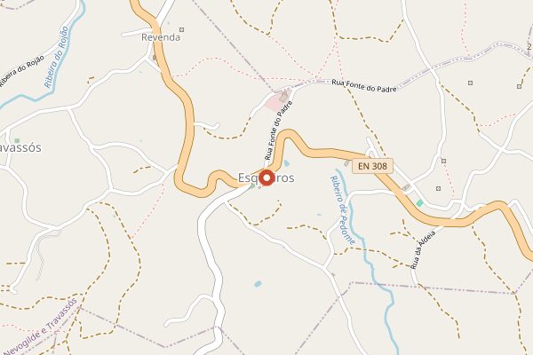 Map showing Quinta de San Joanne in Vinho Verde