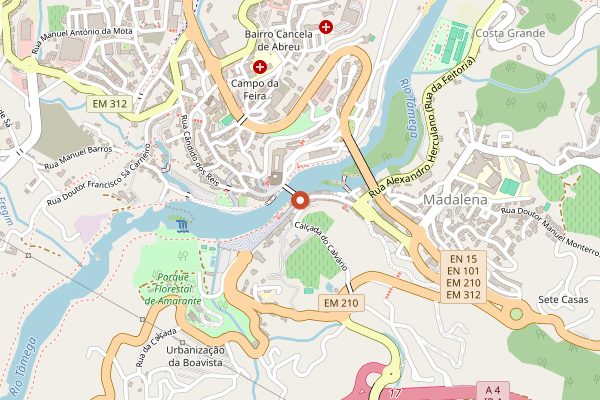 Map showing Largo do Paço in Vinho Verde