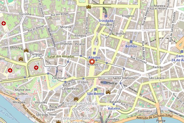 Map showing Porto Walkers Vinho Verde Day in Vinho Verde