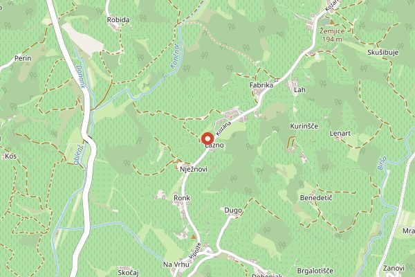 Map showing Emeran Reya in Brda