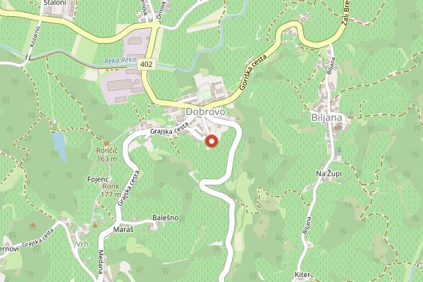 Map showing Medot in Brda