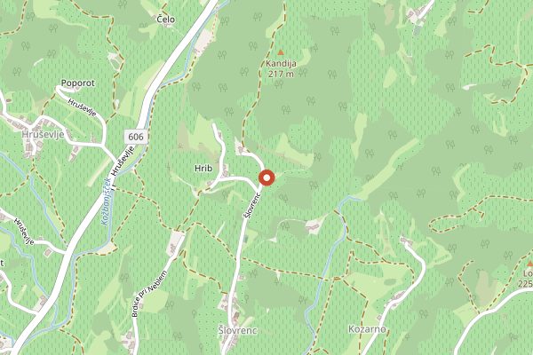 Map showing Vina Marko Sirk in Brda