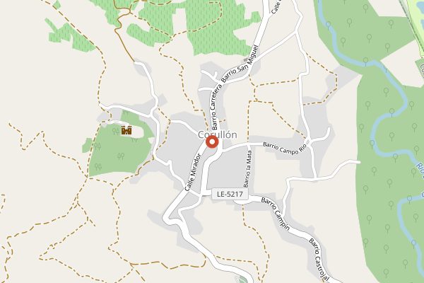 Map showing Descendientes de J. Palacios in Bierzo