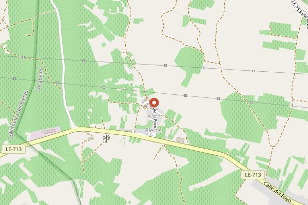 Map showing Bodegas y Viñedos Godelia in Bierzo