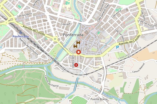 Map showing MU·NA in Bierzo