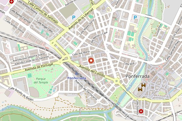Map showing Mencía & Godello in Bierzo