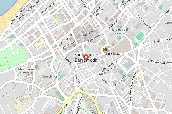 Map showing Bodegas Cota 45 in Jerez & Sherry
