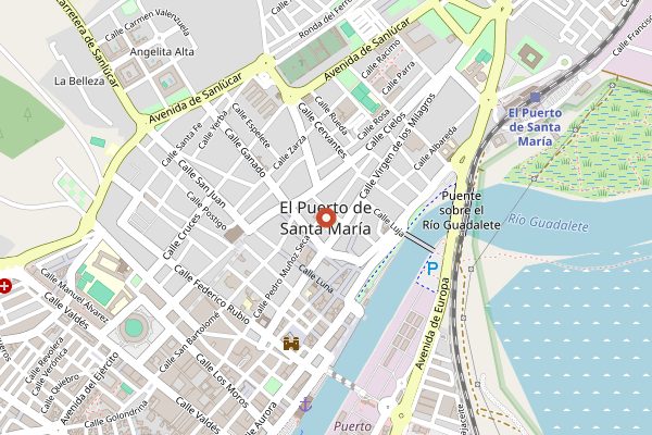 Map showing Forlong in Jerez & Sherry