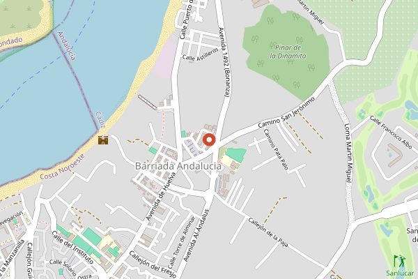 Map showing Bodegas Barbadillo in Jerez & Sherry