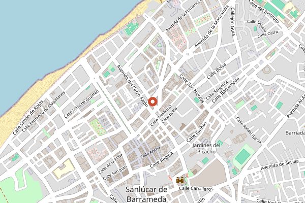 Map showing Bodegas Medina in Jerez & Sherry