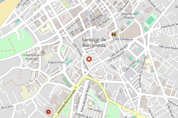 Map showing Bodegas Sánchez Ayala in Jerez & Sherry
