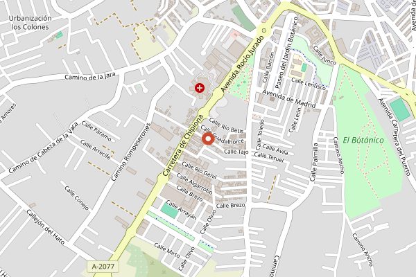 Map showing Bodegas Vergara in Jerez & Sherry