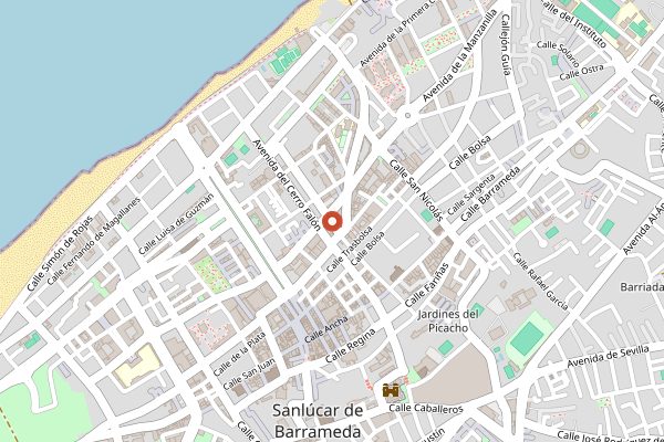 Map showing Bodegas Yuste in Jerez & Sherry