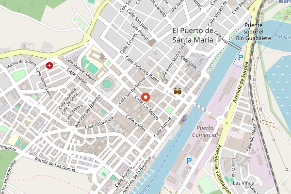 Map showing Bodegas Caballero in Jerez & Sherry