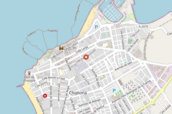 Map showing Bodegas César Florido in Jerez & Sherry