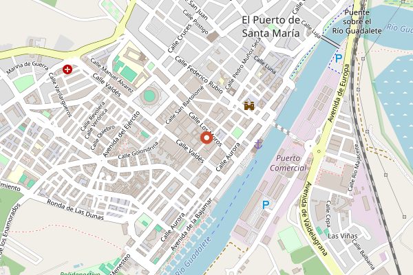 Map showing Osborne in Jerez & Sherry