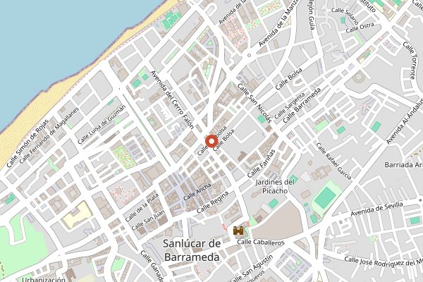 Map showing Pedro Romero in Jerez & Sherry