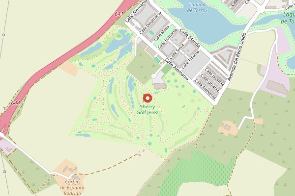 Map showing Taberna der Guerrita in Jerez & Sherry