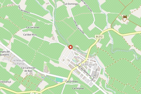 Map showing Bolet in Penedes