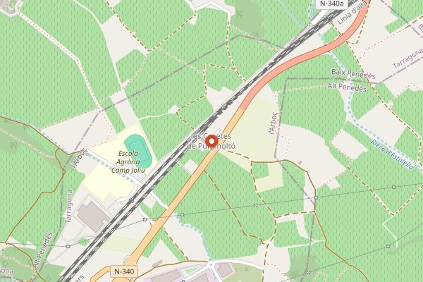 Map showing Olivella i Bonet in Penedes