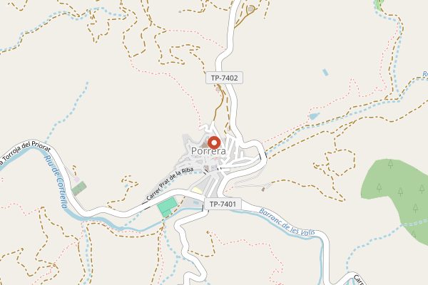Map showing Cims de Porrera in Priorat