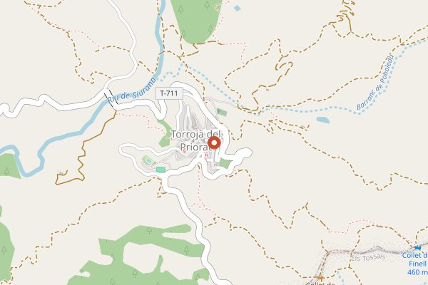Map showing Terroir Al Limit in Priorat
