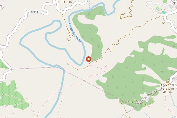 Map showing Celler Arrels del Priorat in Priorat