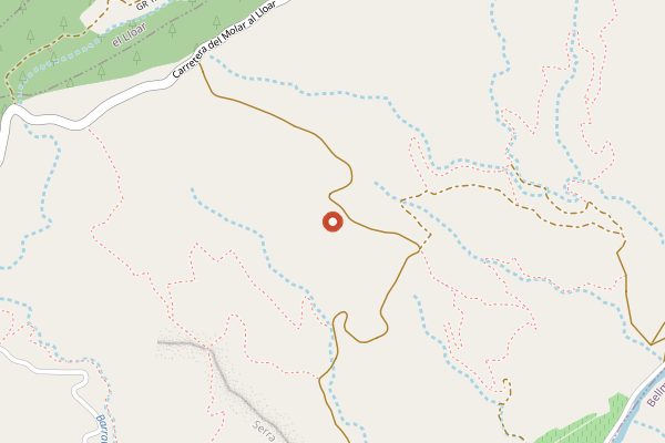 Map showing Orto Vins in Priorat